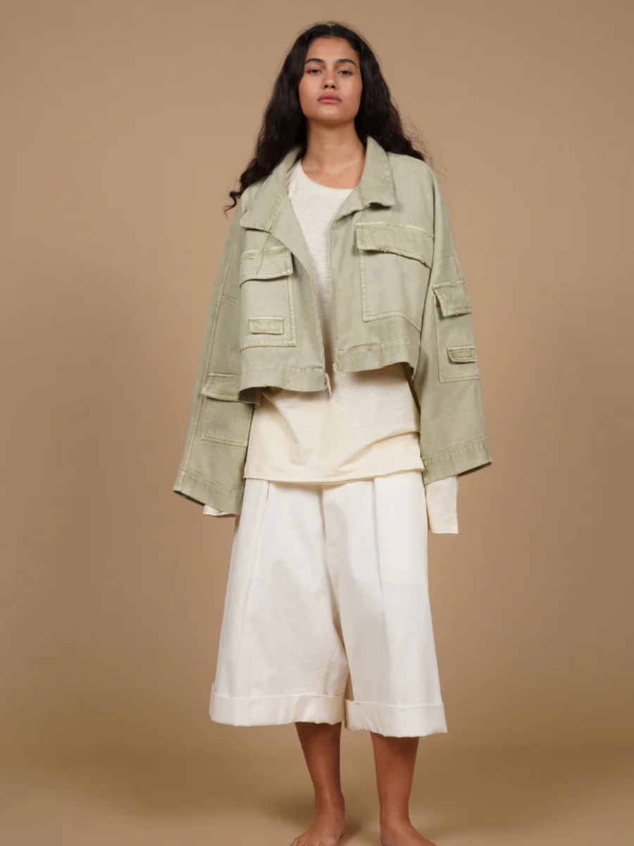 MELL DENIM BERMUDA