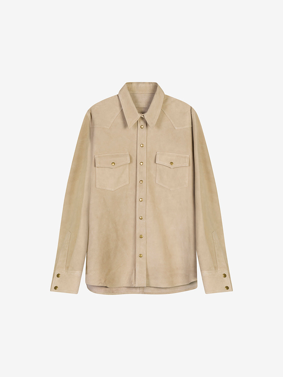 Bobbie suede shirt