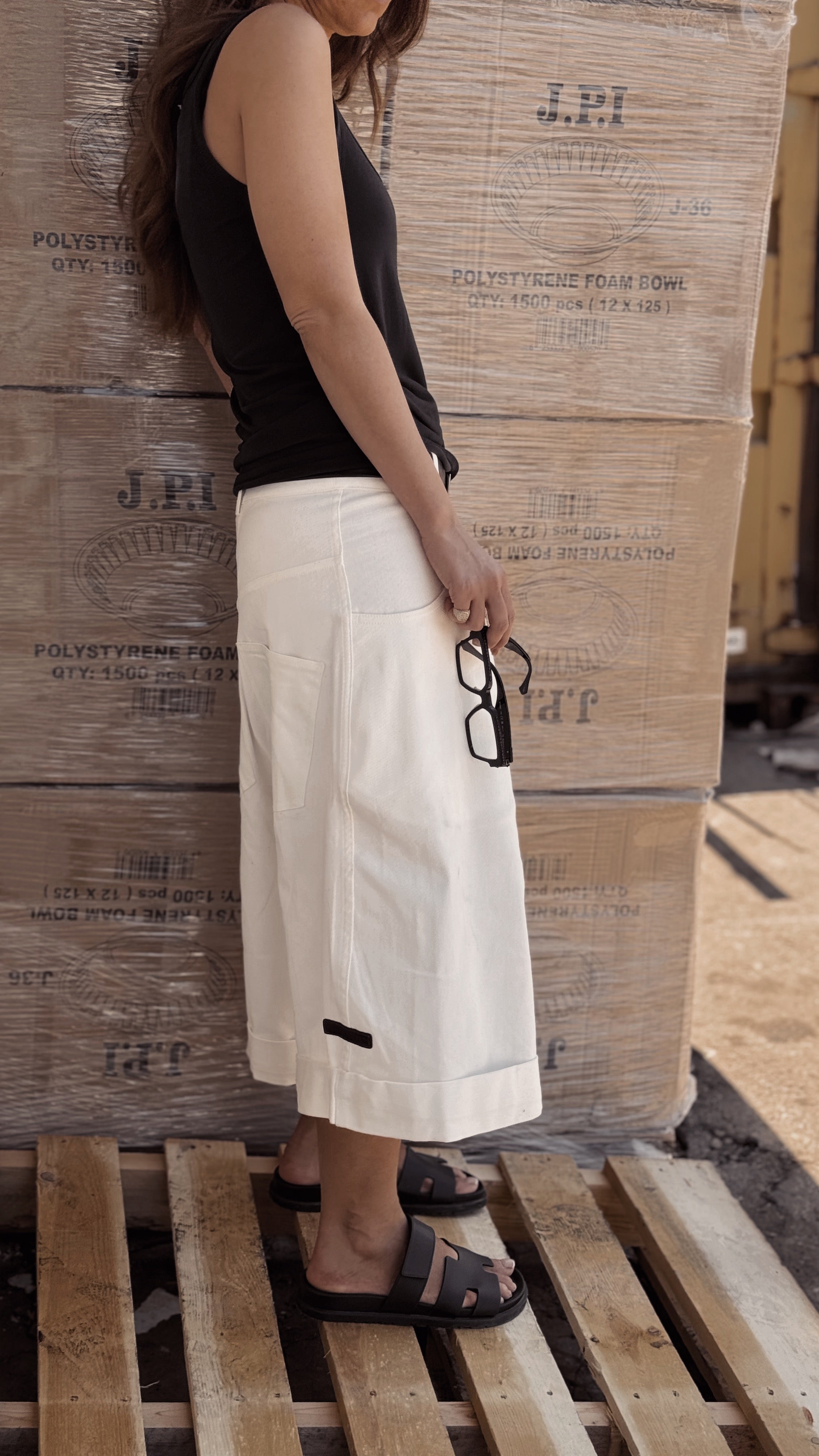 MELL DENIM BERMUDA