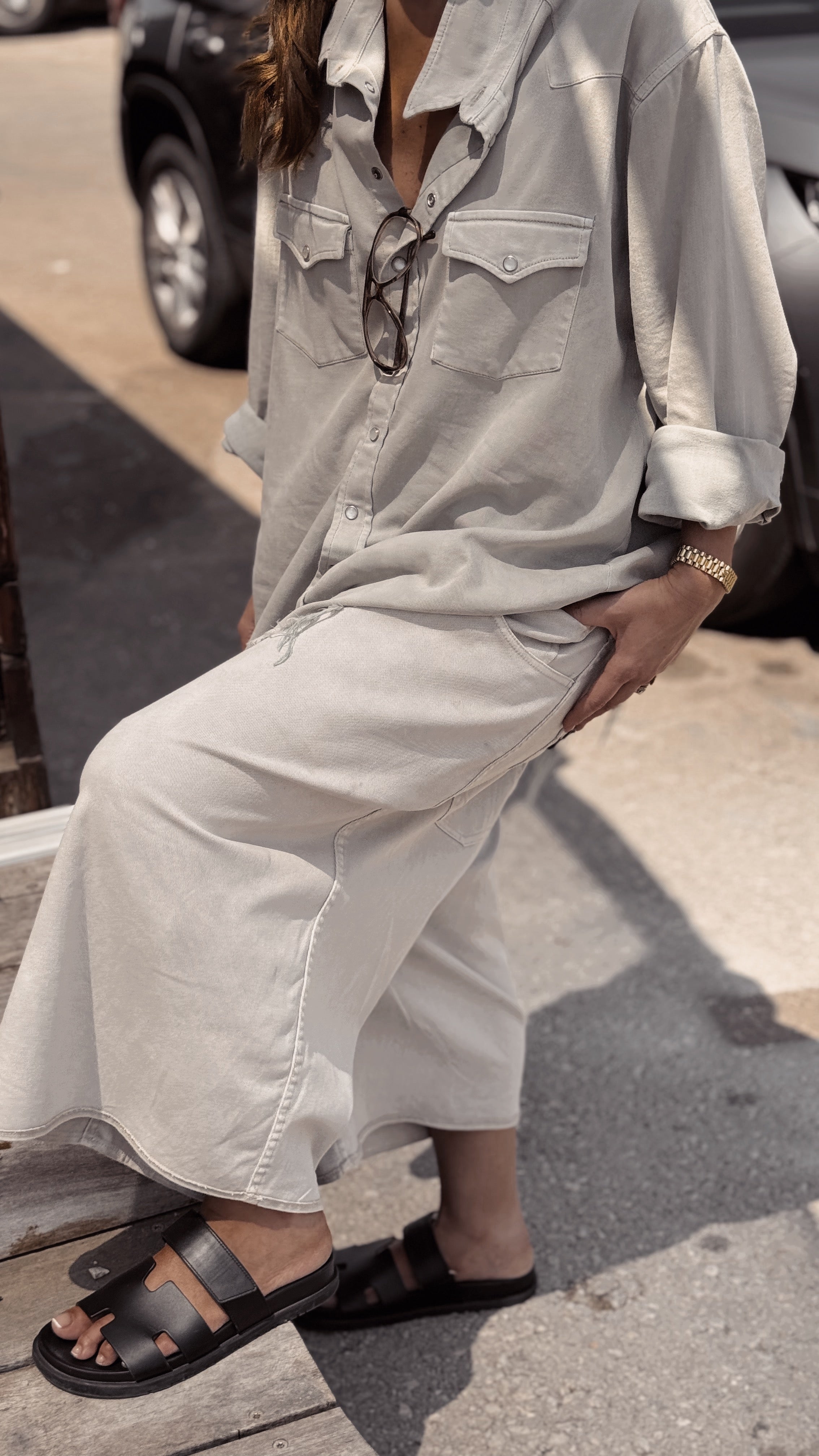 MELL DENIM BERMUDA