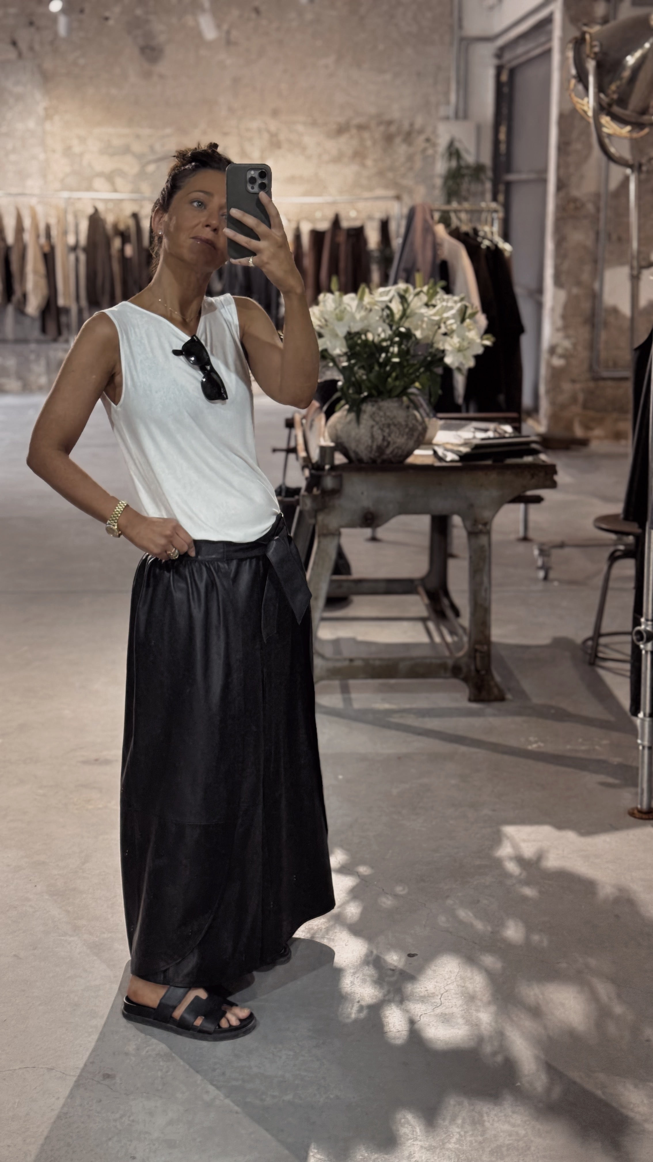 New vintage leather pants