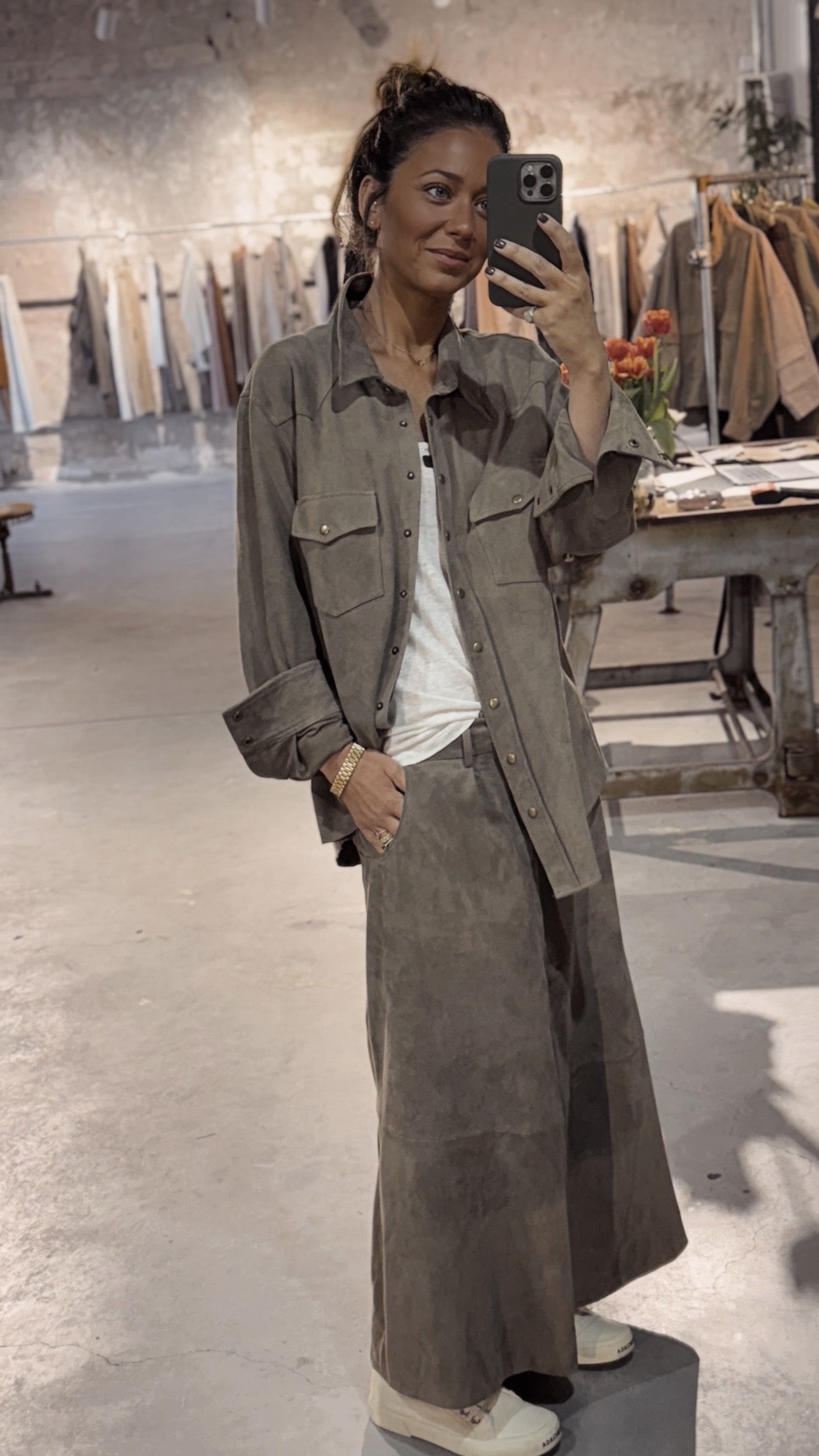 Billi suede pants