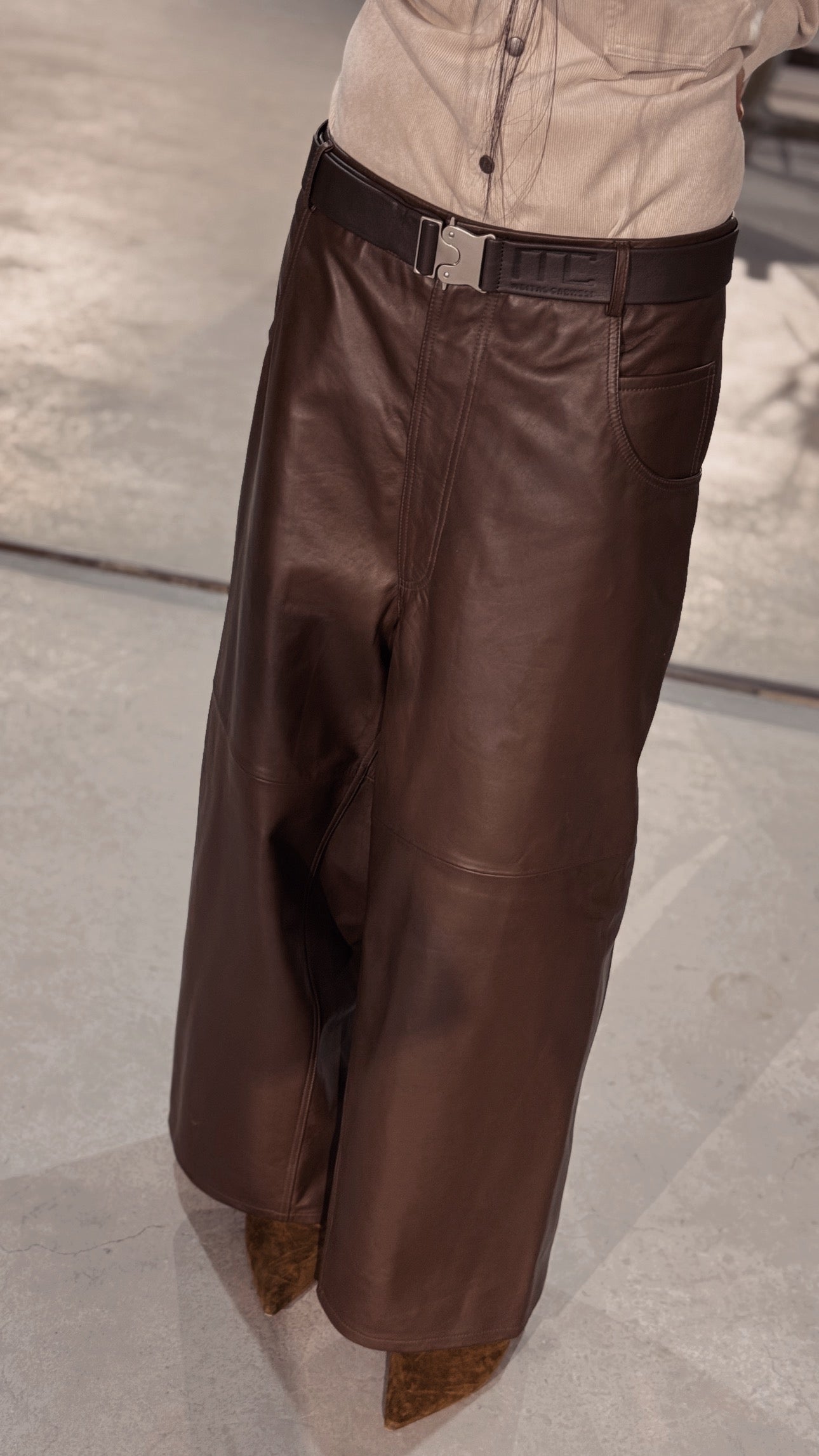 Jackei leather pants