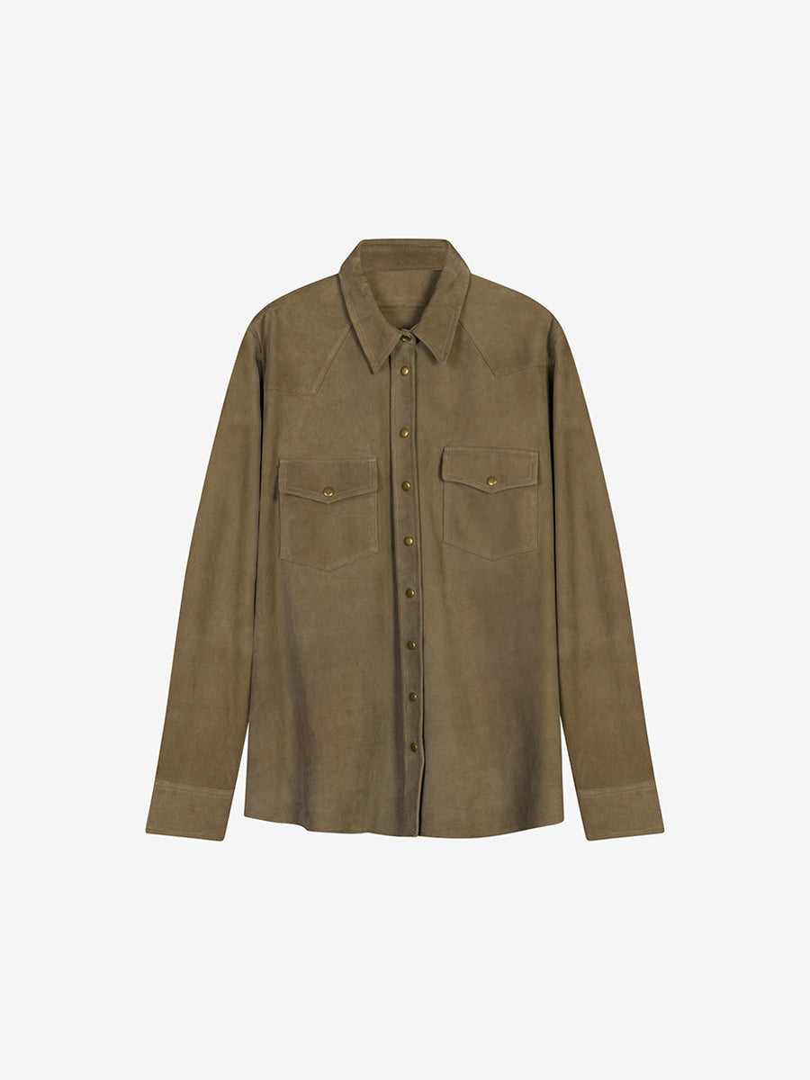 Bobbie suede shirt