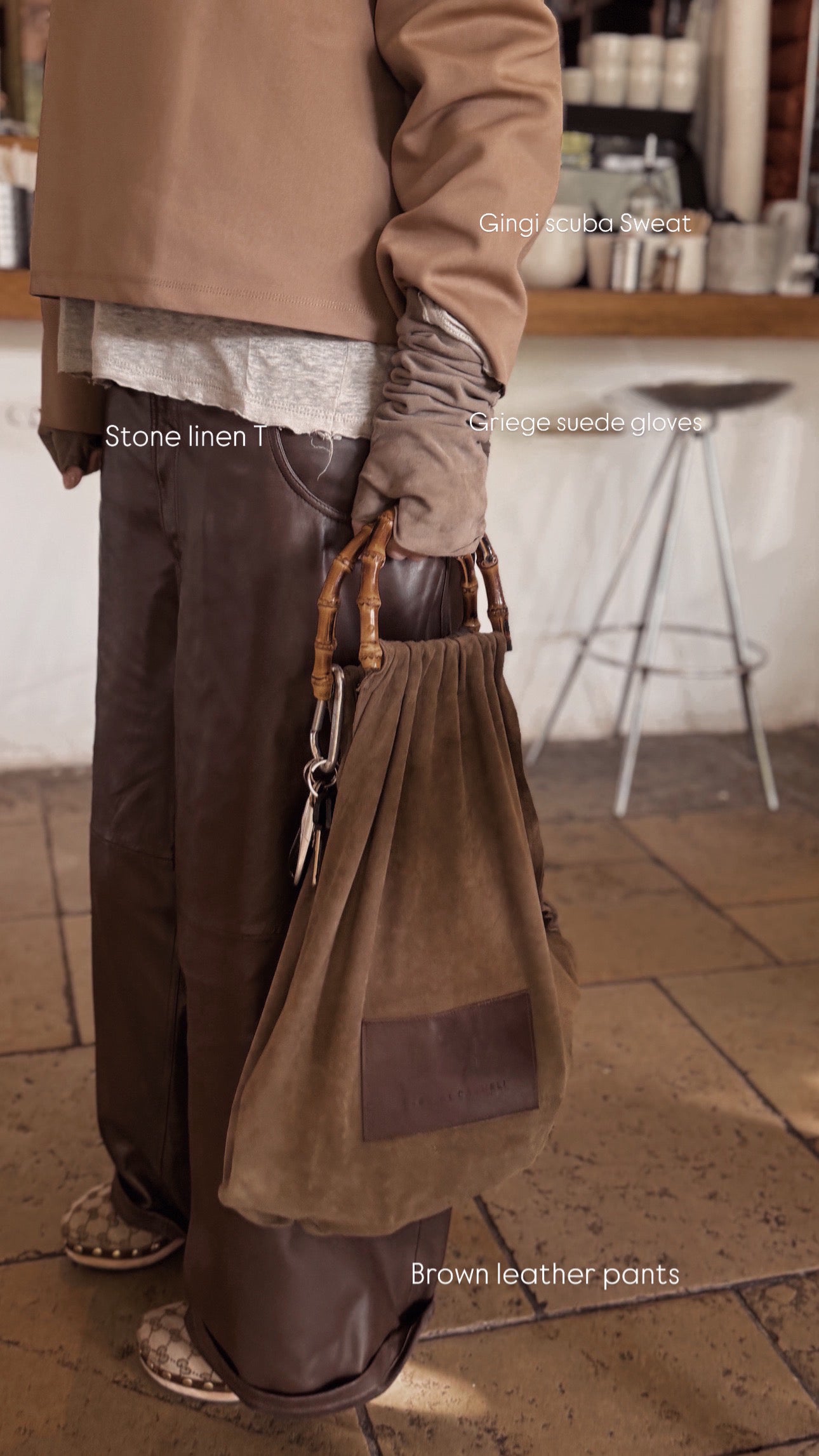 Jackei leather pants