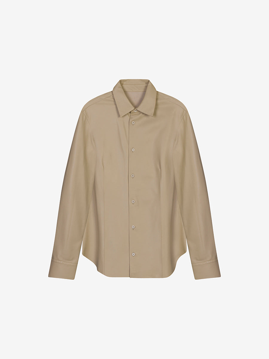 Roy leather shirt