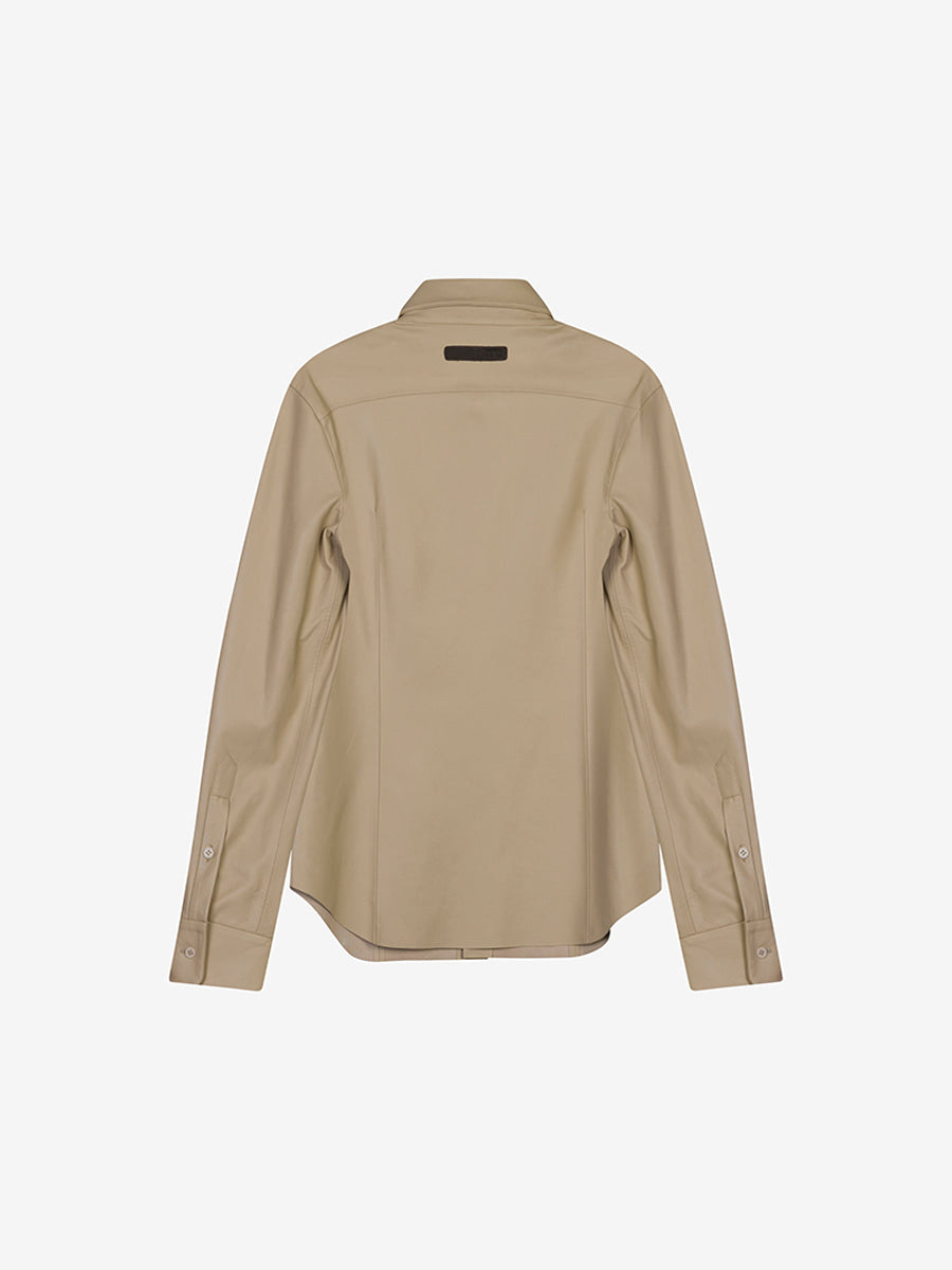 Roy leather shirt