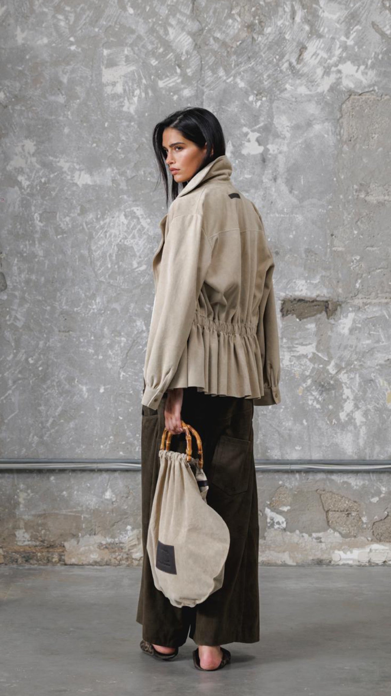 Lossy suede jacket