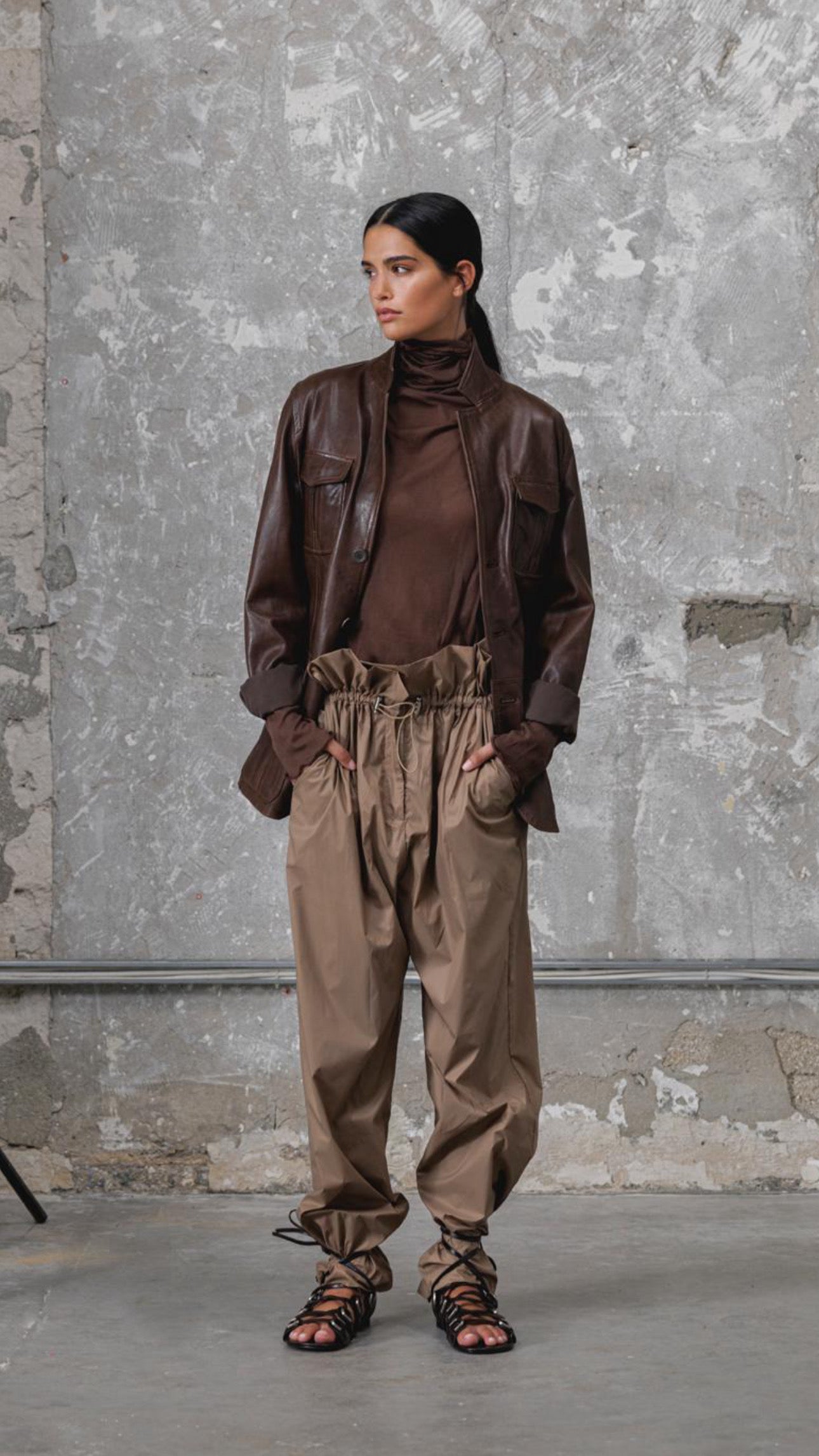 Ash Nylon Pants