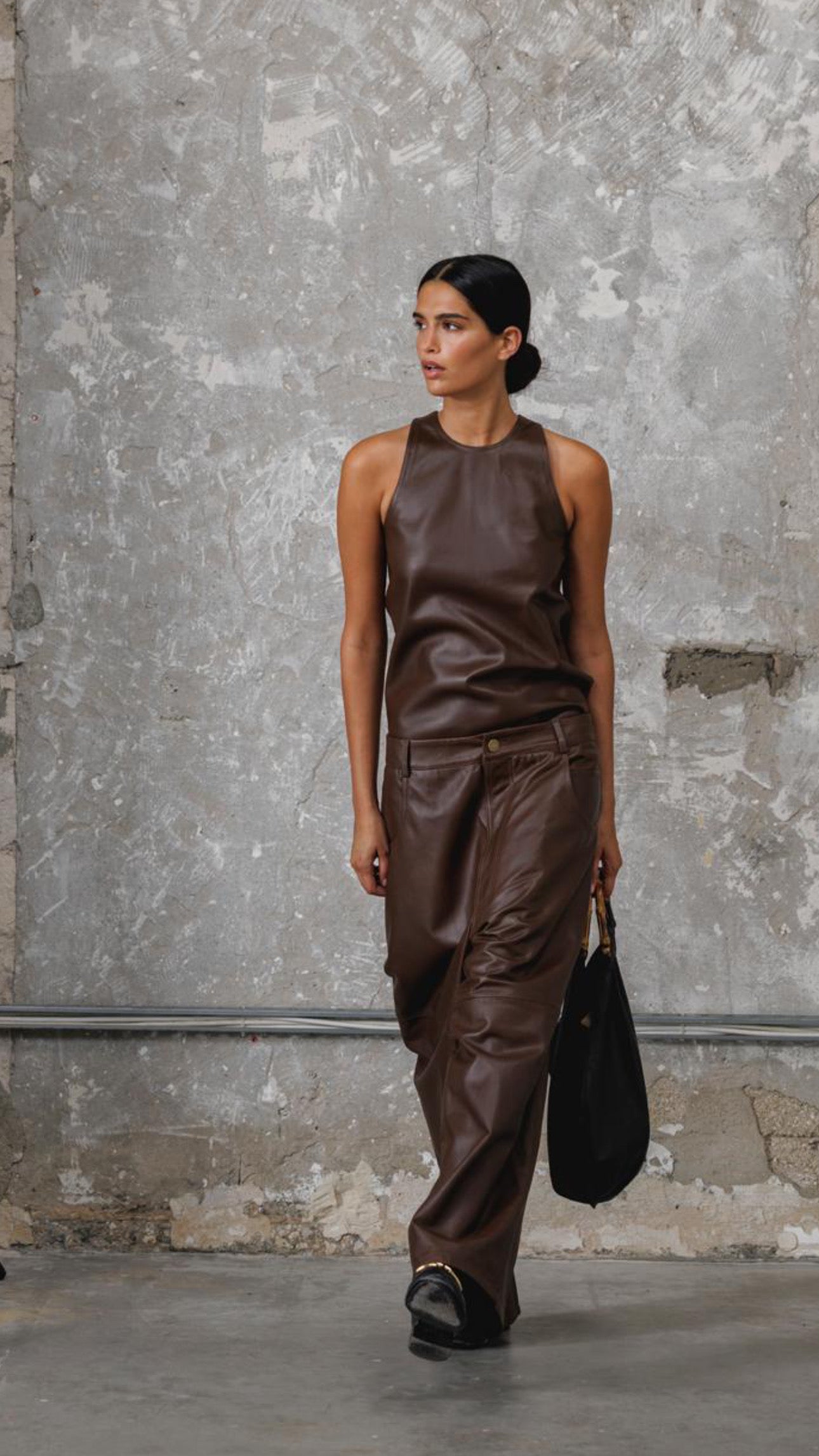 Joe leather top