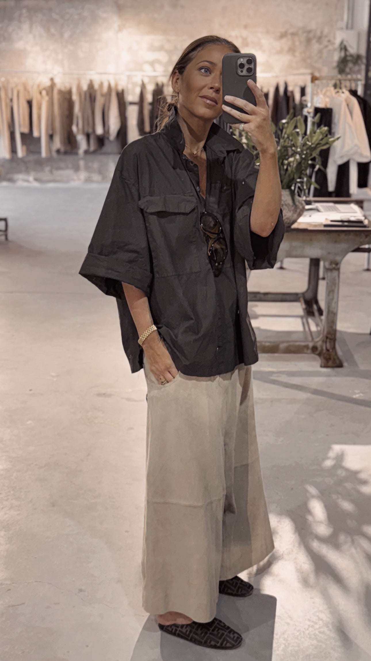 Billi suede pants