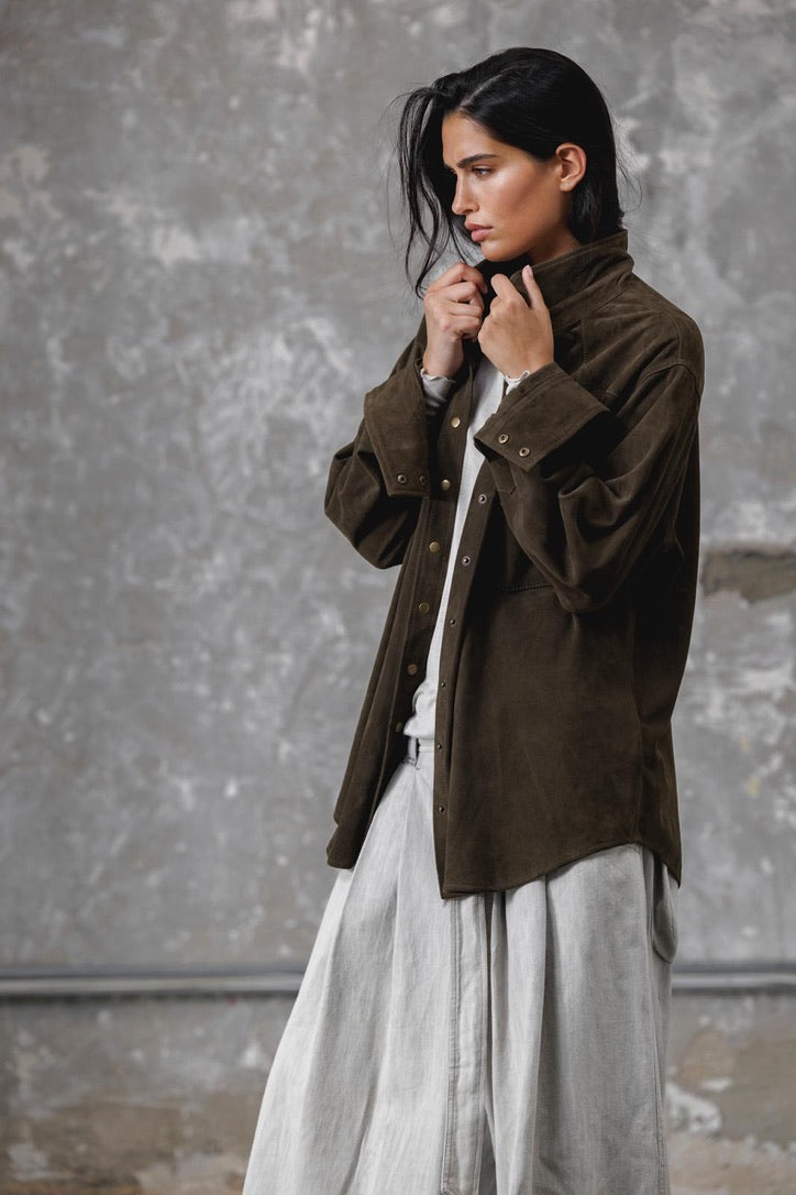 Bobbie suede shirt