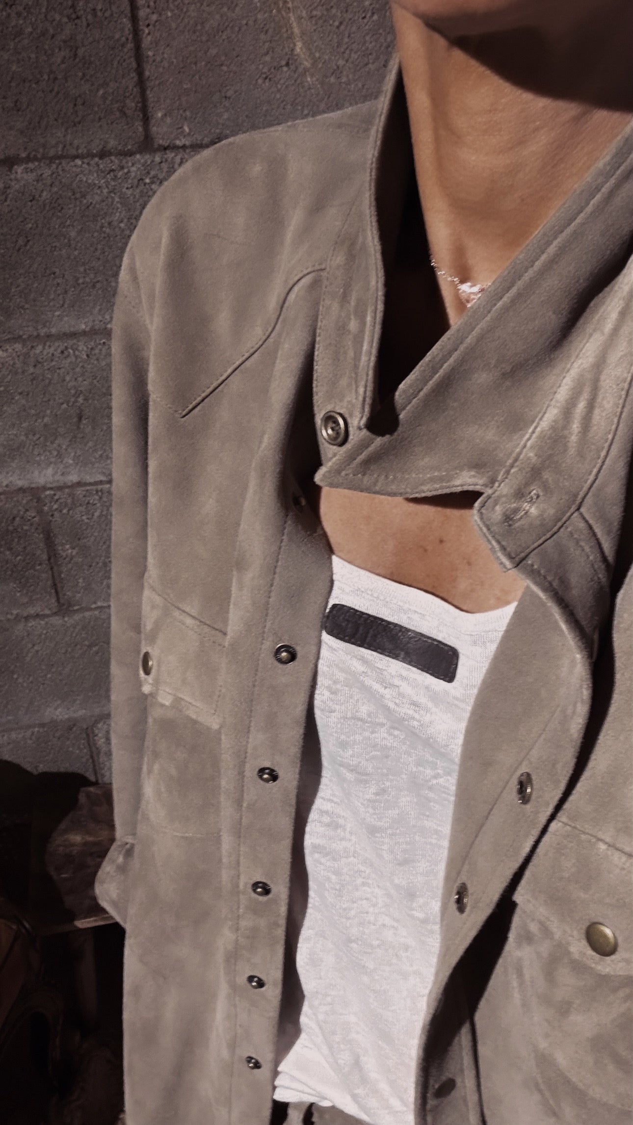 Bobbi suede shirt