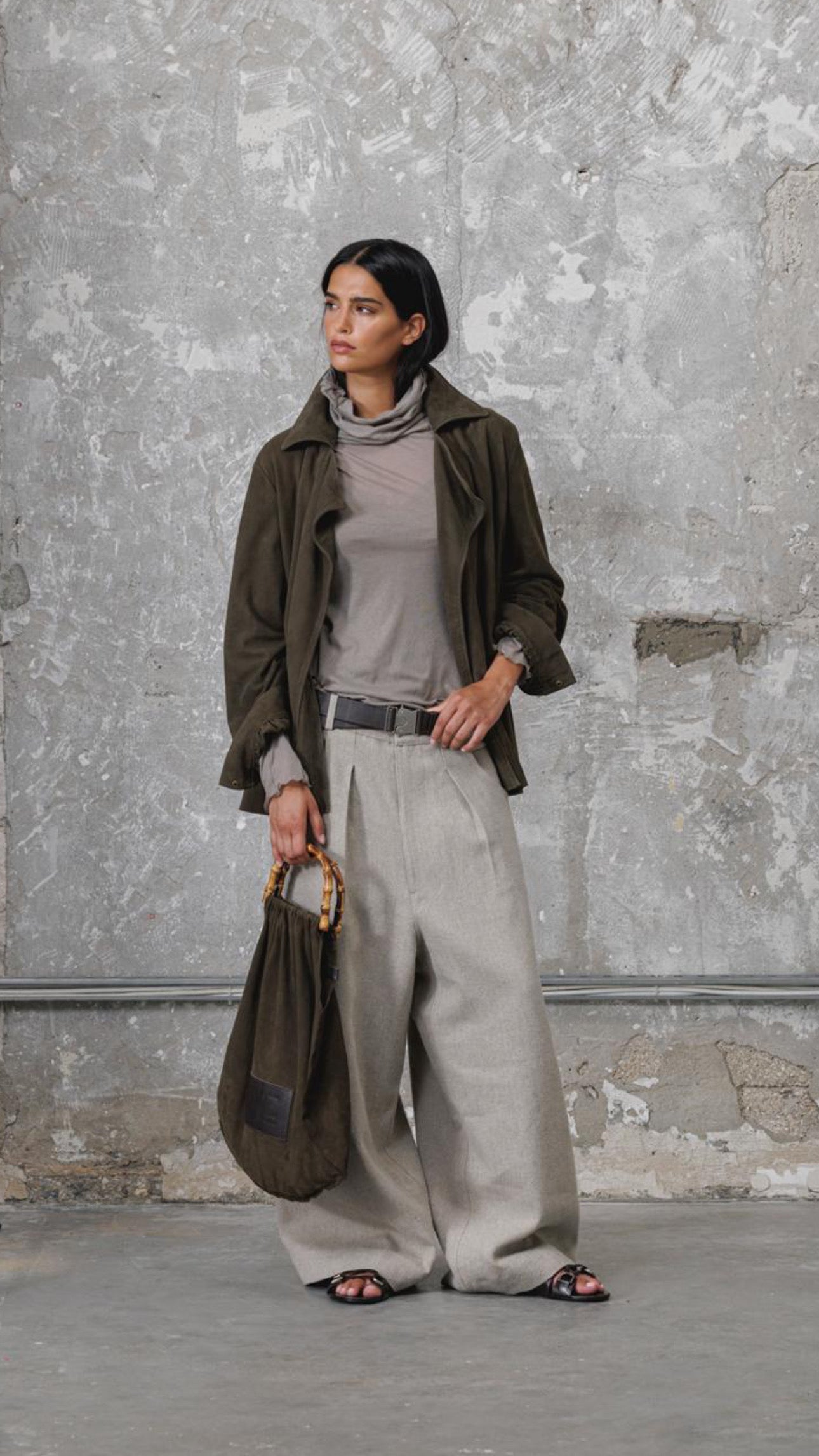 Lossy suede jacket