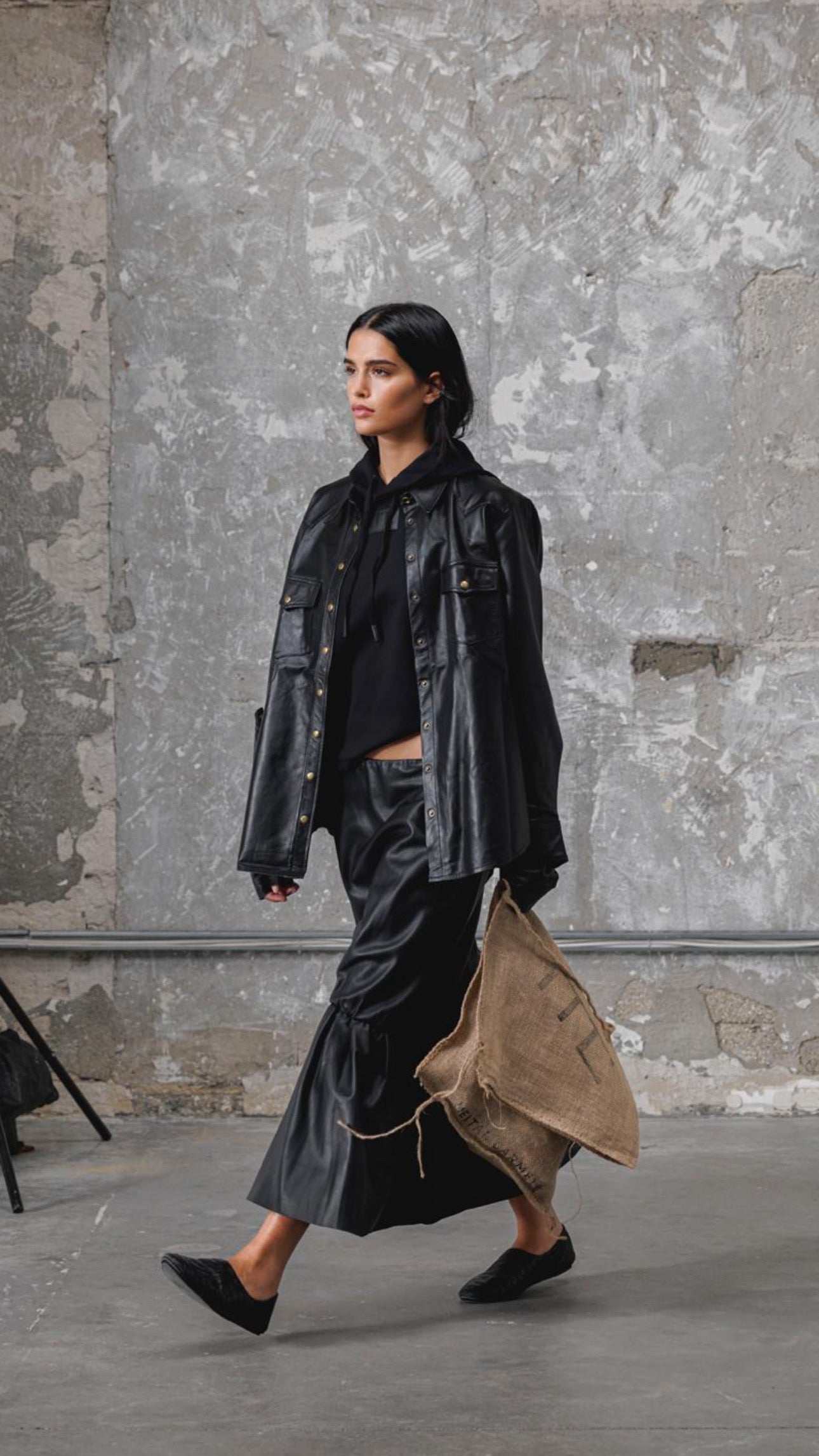 Bobbi leather shirt